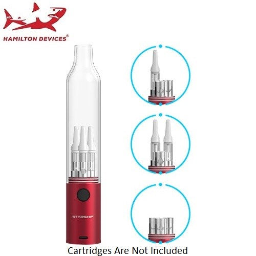 Hamilton Devices Starship Concentrate Vaporizer Cartridge and Coil Options
