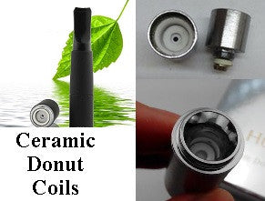 Ceramic Donut Coil Atmoizers (Wax and Dry Herb)