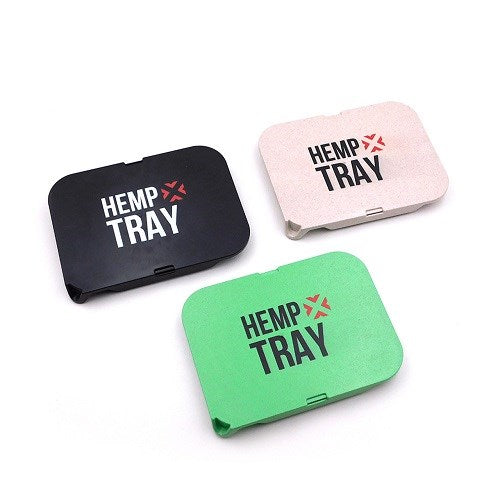 Hemp X Biodegradable Hemp Rolling Tray With Cover