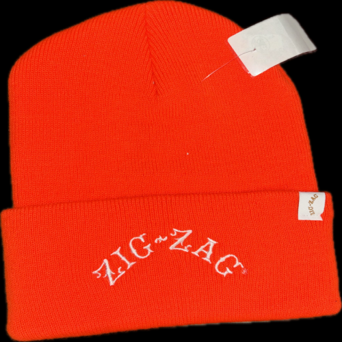 Zig Zag Beanie | Neon Orange & Neon Green | Perfect for Cooler Seasons