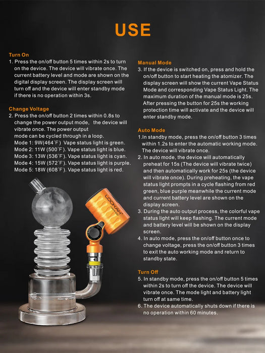 Lookah Hammer 14mm Enail - Vape Pen Sales