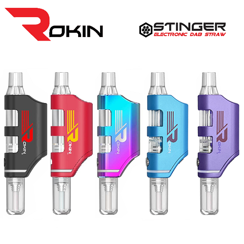 Rokin Stinger Electronic Dab Straw Colors Vape Pen Sales