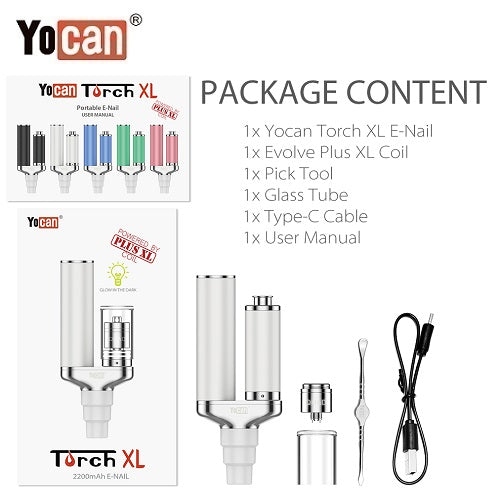 9 Yocan Torch XL 2020 Version Package Contents Vape Pen Sales