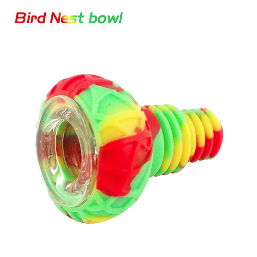 Waxmaid Bird Nest Silicone and Glass Bowl