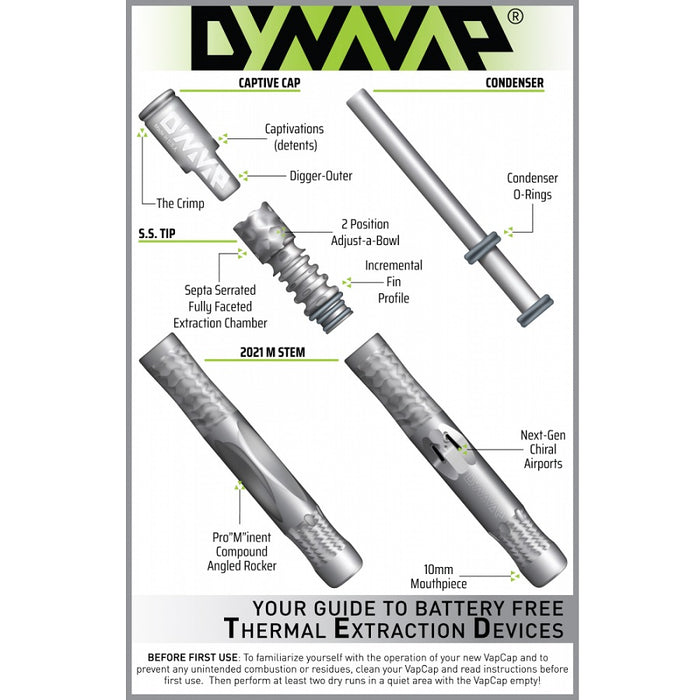 DynaVap The "M" 2021 Analog Dry Herb Vaporizer