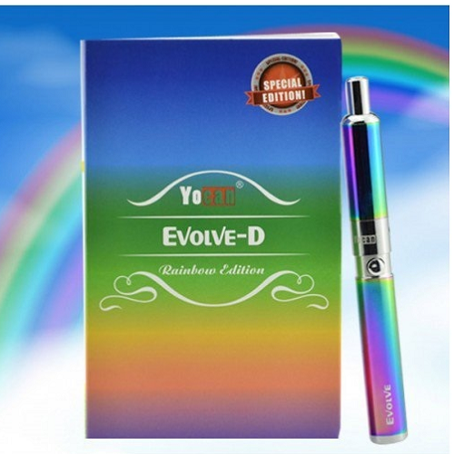 Yocan Evolve-D Rainbow Dual Pancake Coil Dry Herb Vape Pen Kit