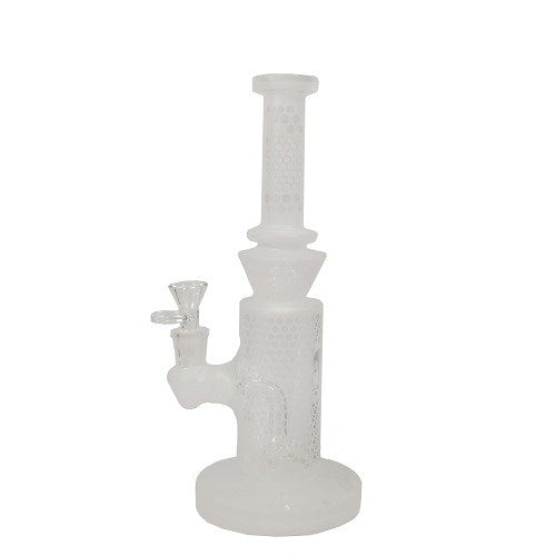 Biigo 10.5" Hive-High Frosted Water Pipe by Lookah