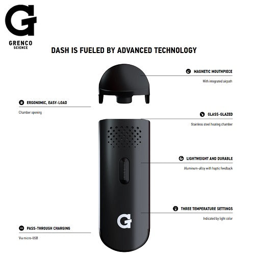 Grenco Science G Pen Dash Dry Herb Vaporizer Kit