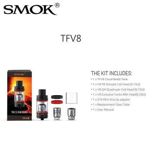 Smok TFV8 Cloud Beast eLiquid Sub-Ohm Tank