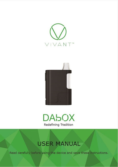 Vivant DAbOX Wax Vaporizer Kit