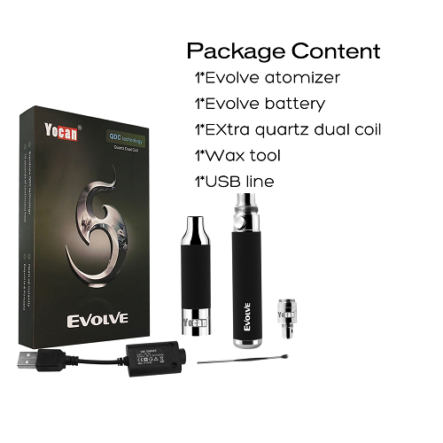 Yocan Evolve Quartz Dual Coil (Wax) Vape Pen - Vape Pen Sales - 2