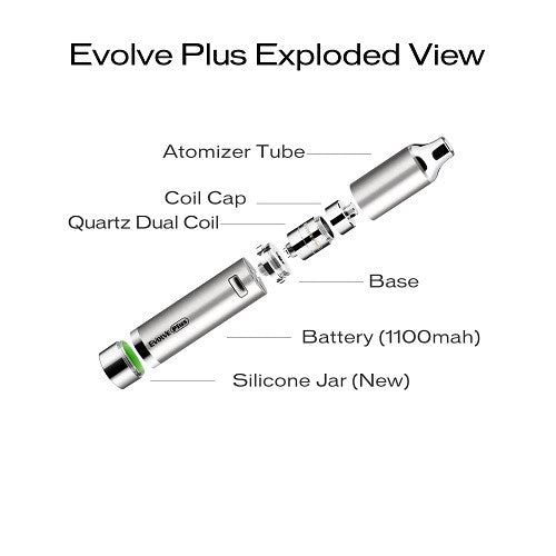 Yocan Evolve PLUS Quartz Dual Coil Wax Vape Pen KIt - Vape Pen Sales - 4