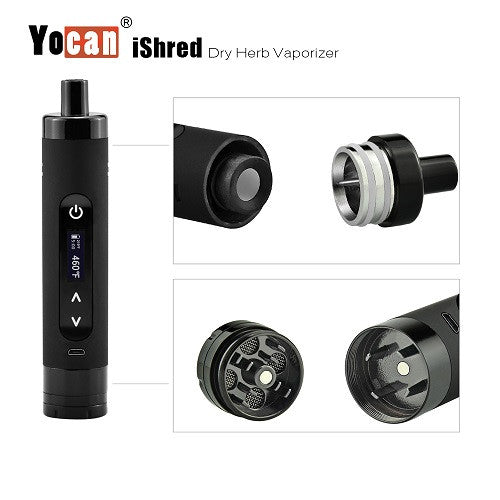 Yocan iShred Dry Herb Vaporizer Kit - Vape Pen Sales - 4