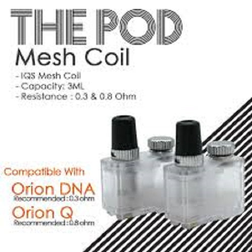 Main Pic The Pod IQS Mesh Orion Compatible Replacement Pods Vape Pen Sales 