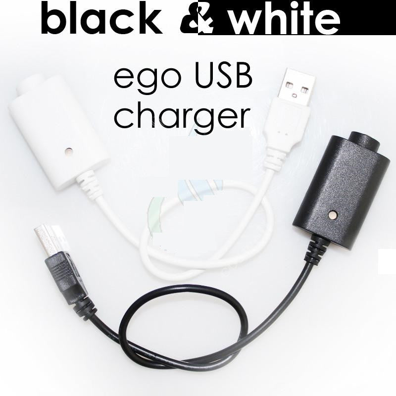 USB to eGo 510 Charger Cable (Black or White) - Vape Pen Sales - 1