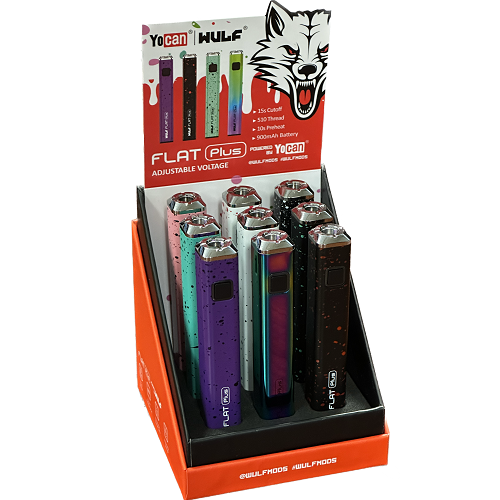 Wulf Mods Yocan Flat Series VV Cartridge Battery — Vape Pen Sales